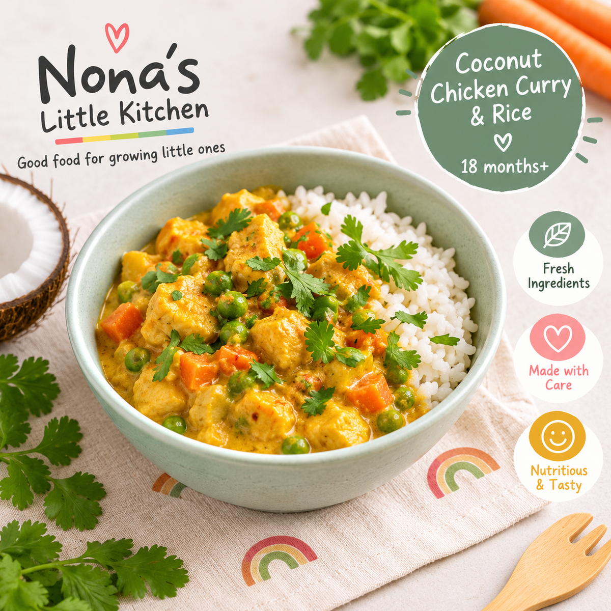 Coconut Chicken Curry and Rice
