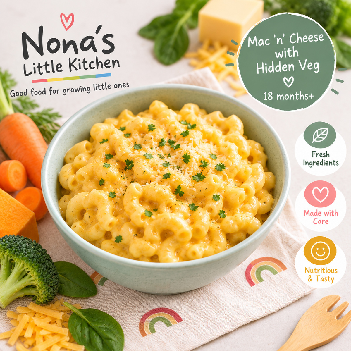 Mac n Cheese with Hidden Veg