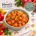 Tomato and Sweet Pepper Star Pasta